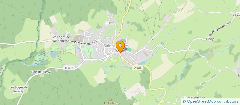 localisation de l'entreprise MADAME CHRISTINE RENAUD à SAINT-HONORE-LES-BAINS