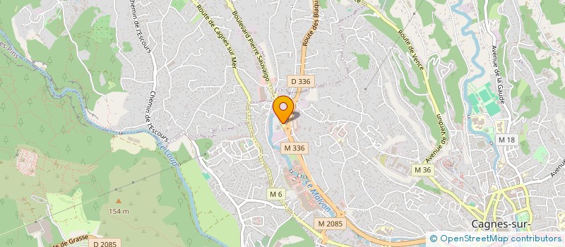 localisation de l'entreprise MADAME CHRISTINE RENAUDO  CAGNES-SUR-MER