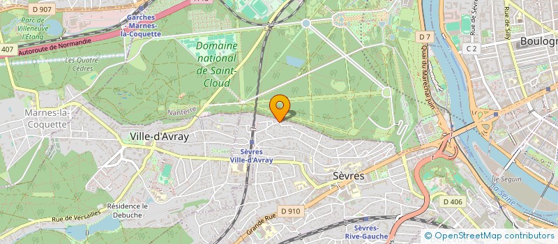localisation de l'entreprise MADAME CHRISTINE RENAULT à SEVRES