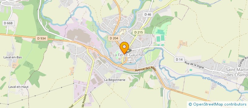 localisation de l'entreprise MADAME CHRISTINE RENAUT  LA FERTE-GAUCHER