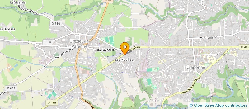 localisation de l'entreprise MADAME CHRISTINE RESPINGER  GREZIEU-LA-VARENNE