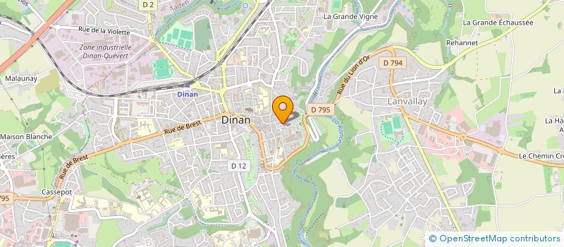 localisation de l'entreprise MADAME CHRISTINE REUX à DINAN