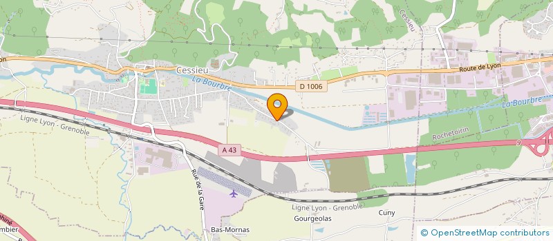 localisation de l'entreprise MADAME CHRISTINE REYNAUD  CESSIEU