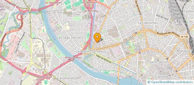localisation de l'entreprise MADAME CHRISTINE REYNIE à TOULOUSE