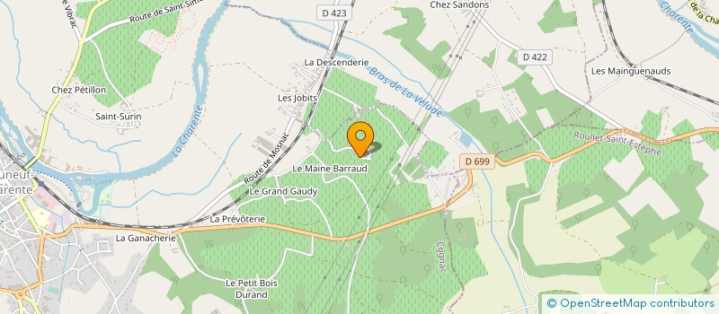 localisation de l'entreprise MADAME CHRISTINE REYTIER à CHATEAUNEUF-SUR-CHARENTE