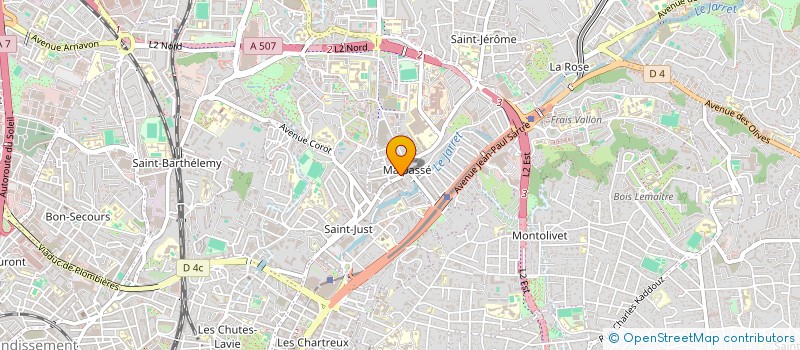 localisation de l'entreprise MADAME CHRISTINE RIBES à MARSEILLE