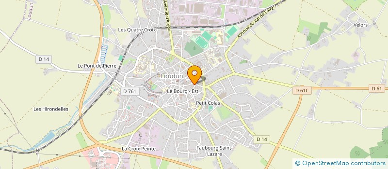 localisation de l'entreprise MADAME CHRISTINE RIBOULEAU à LOUDUN