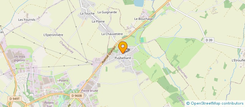 localisation de l'entreprise MADAME CHRISTINE RIBOULET  CHANTONNAY