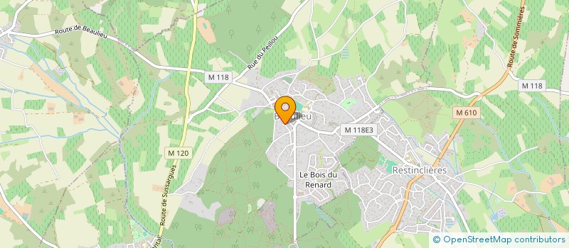 localisation de l'entreprise MADAME CHRISTINE RICARD  BEAULIEU