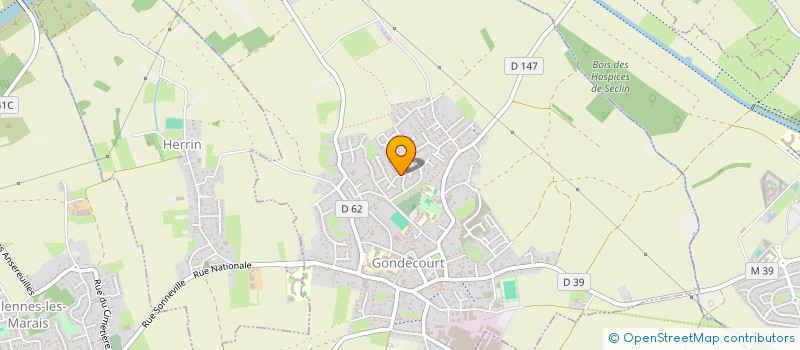 localisation de l'entreprise MADAME CHRISTINE RICCIARDI à GONDECOURT