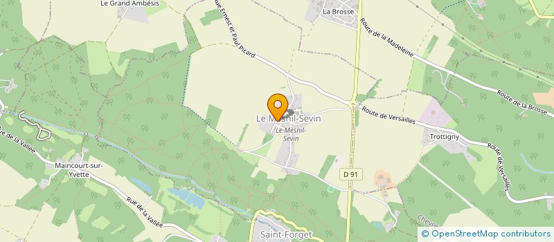 localisation de l'entreprise MADAME CHRISTINE RICHARD  SAINT-FORGET