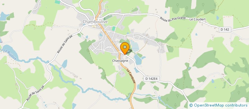 localisation de l'entreprise MADAME CHRISTINE RICHARD  CHAMBOULIVE