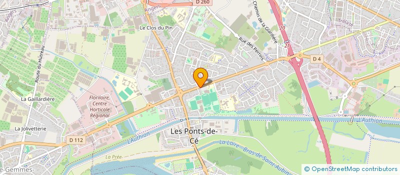 localisation de l'entreprise MADAME CHRISTINE RICHARD  LES PONTS-DE-CE