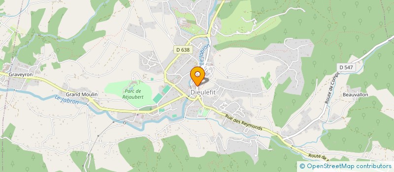 localisation de l'entreprise MADAME CHRISTINE RICHARD  DIEULEFIT