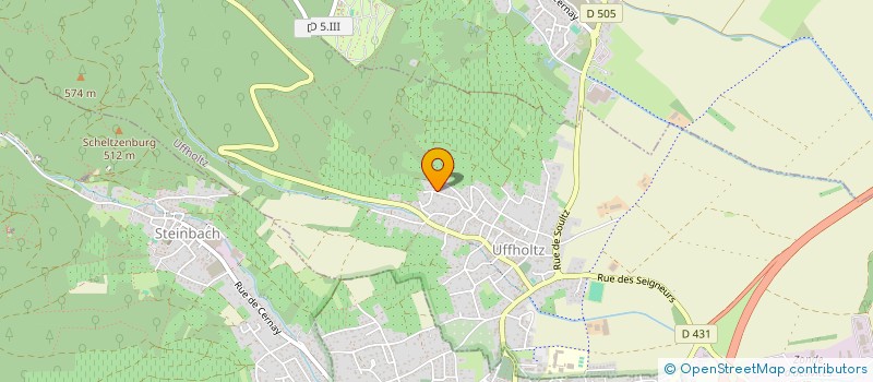 localisation de l'entreprise MADAME CHRISTINE RICHERT  UFFHOLTZ