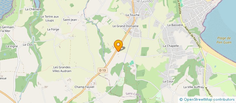 localisation de l'entreprise MADAME CHRISTINE RICHEUX à SAINT-CAST-LE-GUILDO