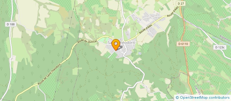 localisation de l'entreprise MADAME CHRISTINE RIEU  SAINT-THEODORIT