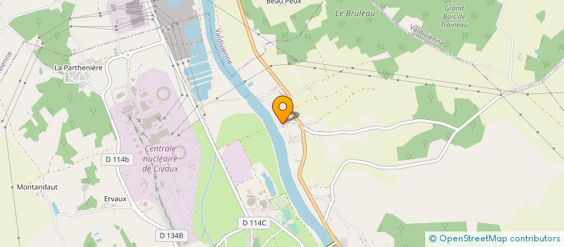 localisation de l'entreprise MADAME CHRISTINE RIGAUDEAU  CIVAUX