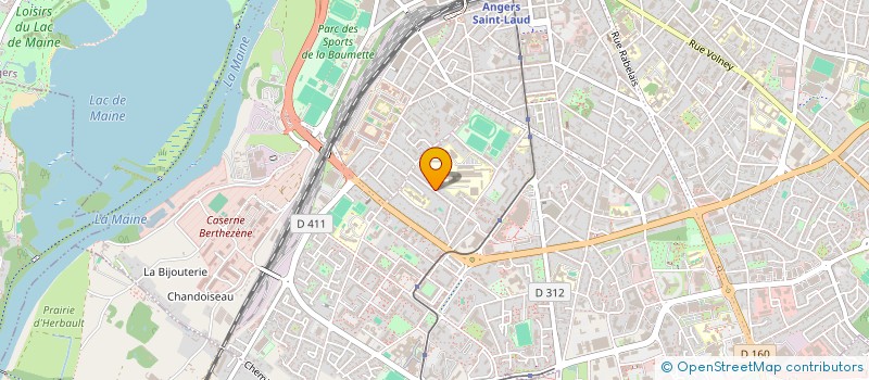 localisation de l'entreprise MADAME CHRISTINE RIVAUD à ANGERS