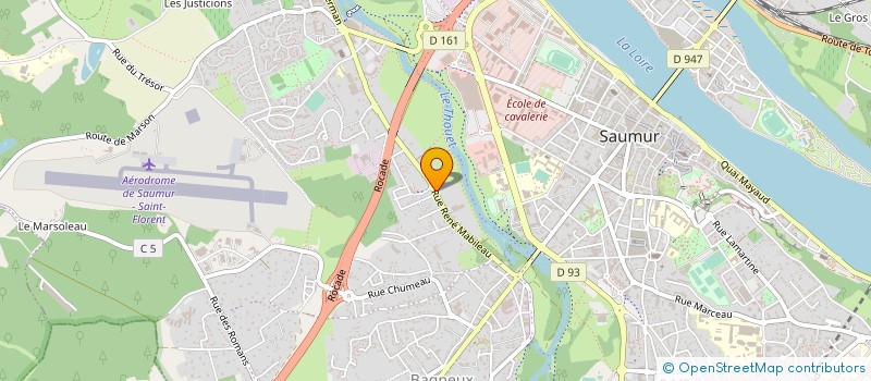 localisation de l'entreprise MADAME CHRISTINE RIVERAIN  SAUMUR