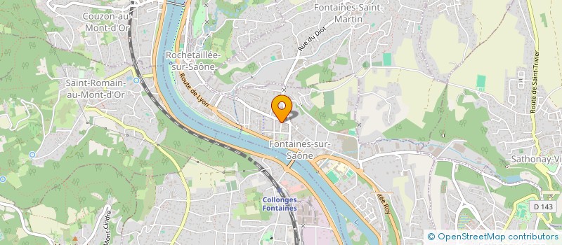 localisation de l'entreprise MADAME CHRISTINE RIVES à FONTAINES-SUR-SAONE
