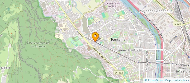 localisation de l'entreprise MADAME CHRISTINE RIVIERE  FONTAINE