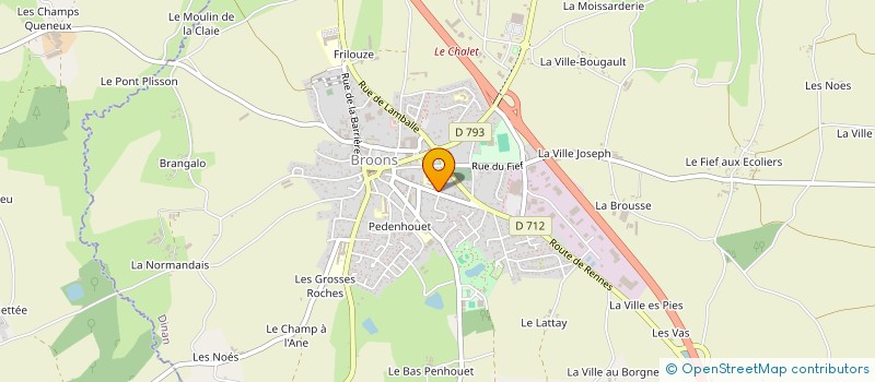 localisation de l'entreprise MADAME CHRISTINE ROBERT à BROONS