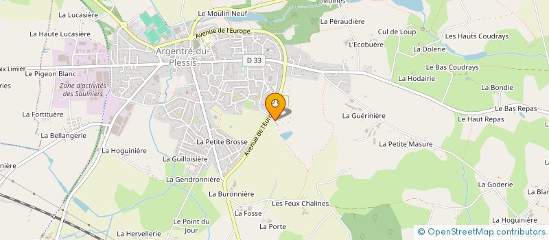 localisation de l'entreprise MADAME CHRISTINE ROBERT à ETRELLES
