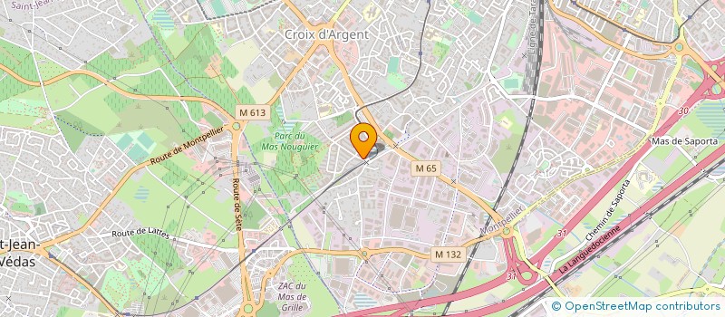 localisation de l'entreprise MADAME CHRISTINE ROBIN  MONTPELLIER