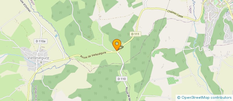 localisation de l'entreprise MADAME CHRISTINE ROCHANGE  LAGOR