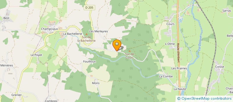 localisation de l'entreprise MADAME CHRISTINE ROCHEFORT  DORANGES