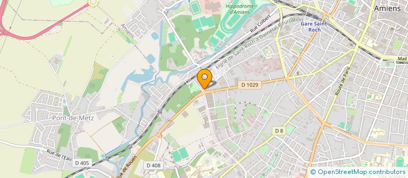 localisation de l'entreprise MADAME CHRISTINE ROCQUE  AMIENS