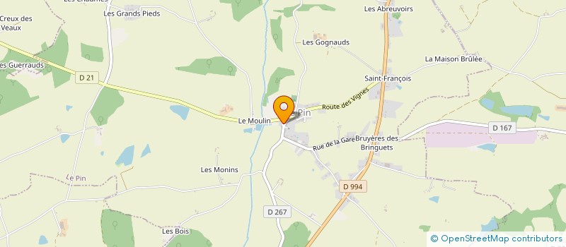 localisation de l'entreprise MADAME CHRISTINE ROCTON à LE PIN