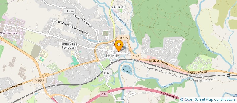 localisation de l'entreprise MADAME CHRISTINE RODRIGUES  LE MUY