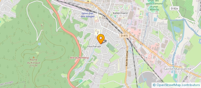 localisation de l'entreprise MADAME CHRISTINE RODRIGUES à SAINT-DIE-DES-VOSGES