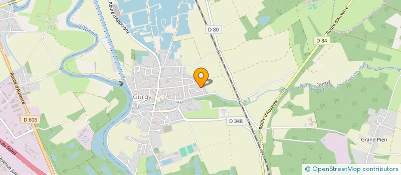 localisation de l'entreprise MADAME CHRISTINE RODRIGUES  GURGY