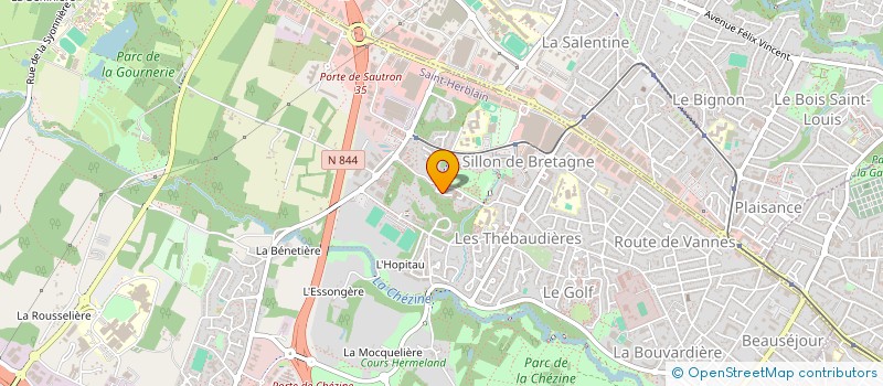 localisation de l'entreprise MADAME CHRISTINE ROGEAU  SAINT-HERBLAIN