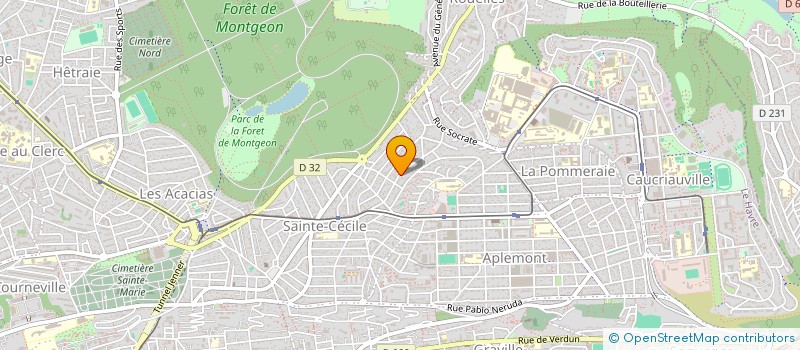 localisation de l'entreprise MADAME CHRISTINE ROGER à LE HAVRE