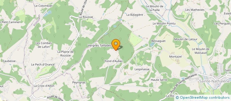 localisation de l'entreprise MADAME CHRISTINE ROSETTE à SAINTE-NATHALENE