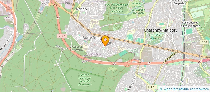 localisation de l'entreprise MADAME CHRISTINE ROSIQUE à CHATENAY-MALABRY