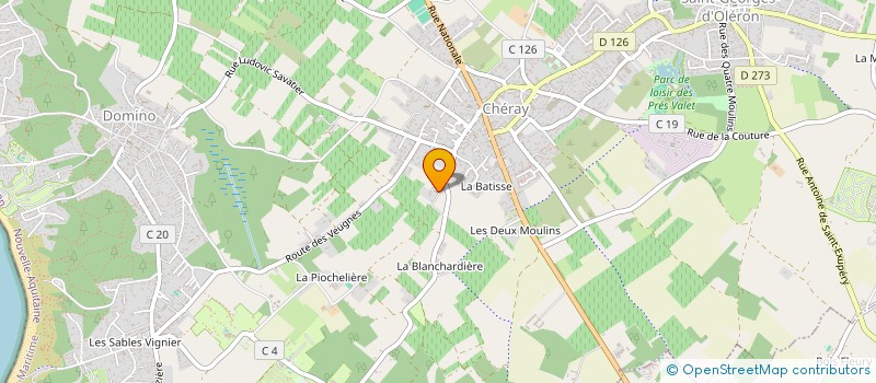 localisation de l'entreprise MADAME CHRISTINE ROUAULT  SAINT-GEORGES-D'OLERON