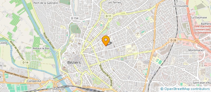 localisation de l'entreprise MADAME CHRISTINE ROUCAIROL à BEZIERS