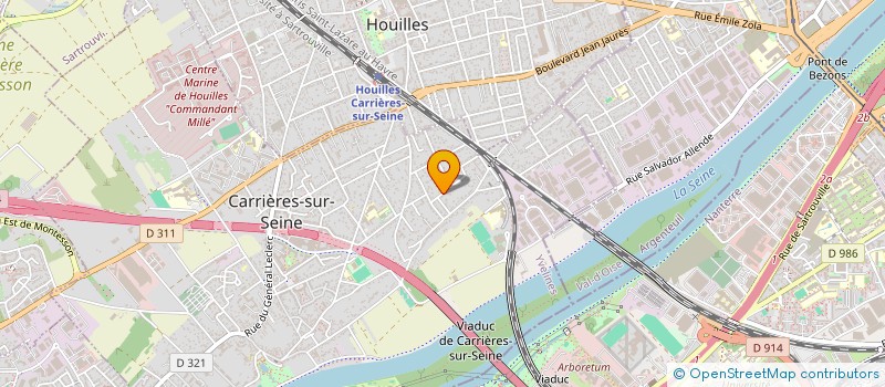 localisation de l'entreprise MADAME CHRISTINE ROULET à CARRIERES-SUR-SEINE