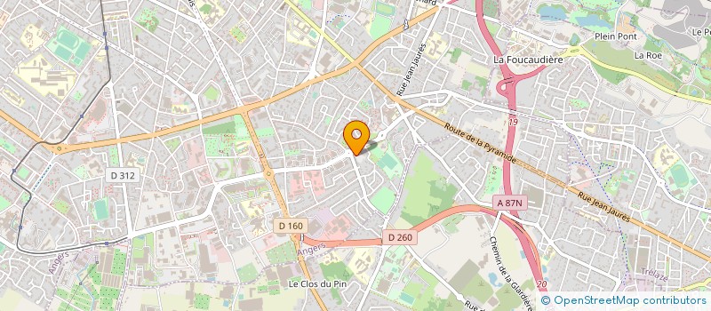 localisation de l'entreprise MADAME CHRISTINE ROULLIER  ANGERS