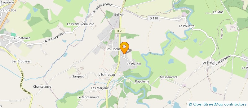 localisation de l'entreprise MADAME CHRISTINE ROUSSEAU  SAINT-MARTIN-LE-VIEUX