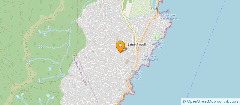 localisation de l'entreprise MADAME CHRISTINE ROUSSEAU à FREJUS