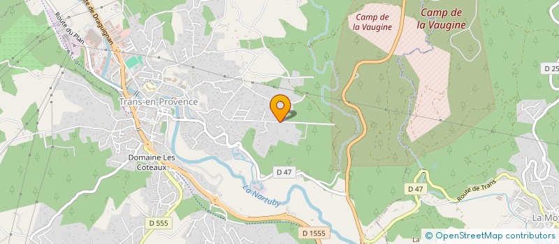 localisation de l'entreprise MADAME CHRISTINE ROUSSEL à TRANS-EN-PROVENCE