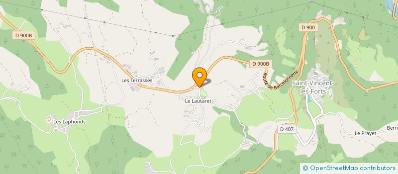 localisation de l'entreprise MADAME CHRISTINE ROUSSELLE  UBAYE-SERRE-PONCON