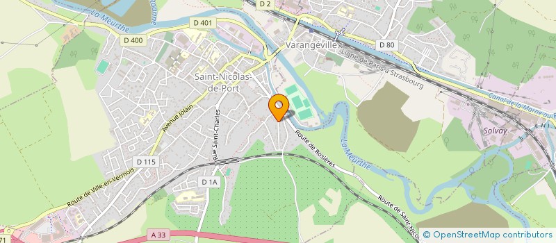 localisation de l'entreprise MADAME CHRISTINE ROUSSING  SAINT-NICOLAS-DE-PORT