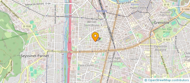 localisation de l'entreprise MADAME CHRISTINE ROUVIERE à GRENOBLE